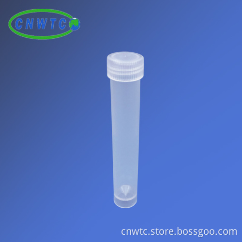 10ml Plastic Cryovial Tubes: Clear Sample Storage Containers for Freezing